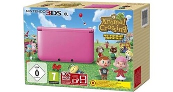 Console 3DS XL Rose + Animal Crossing
