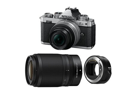 Appareil photo hybride Nikon Z fc + Z 16-50 Silver + Z 50-250 + Adaptateur FTZ II