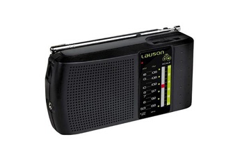 Baladeur Radio Lauson RA124 Portable Analogique Noir Radio portable - Radios portables (Portable, Analogique, 87-108 MHz, 530-1600 kHz, 0,5 W, 5,7 cm)