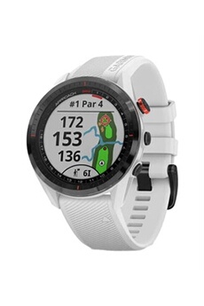 Montre à quartz Garmin Smartwatch SmartWatch de golf unisexe Approach S62 BlancNoir 0100220001