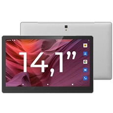 Tablette tactile YONIS Tablette Tactile 14.1 Pouces 4G Grand Écran Full HD Android ROM 4Go+128Go Argent