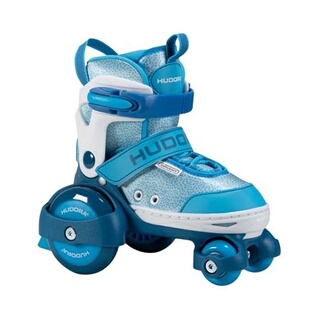 Roller enfant Hudora 22064 Patin à roulettes My First Quad cyan