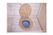 Habrita Abri wc en panneaux 1.35 m² bois naturel ed1414wc photo 3