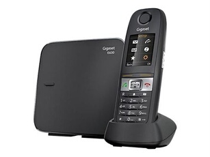 E630 - Téléphone sans fil avec ID d'appelant - DECTGAP - noir