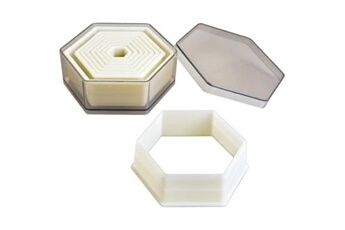 accessoire de cuisine ibili 784204 emporte-pieces hexagone lisse