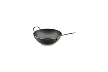 accessoire de cuisine lacor wok robust en aluminium 30 cm,