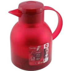 EMSA - Pichet Isotherme Samba - Quick Press - 1,0 L - Rouge