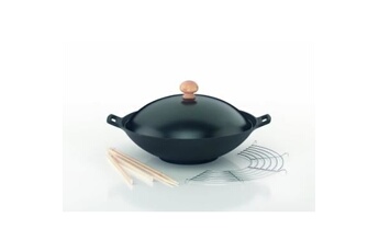 accessoire de cuisine generique kela 77943 wok set classic 5 pieces fonte