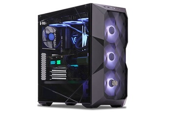 Unité Centrale Sedatech PC Pro Gaming Watercooling . Intel i9-11900KF . Geforce RTX3080 . 32 Go RAM . 1To SSD M.2 . 3To HDD . Wifi, USB C . sans OS . Unité centrale