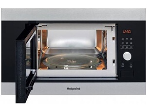 Hotpoint Ariston Micro Ondes Grill Encastrable Mf 20 Gix Ha, 20 Litres, Gril, Niche De 38 Cm