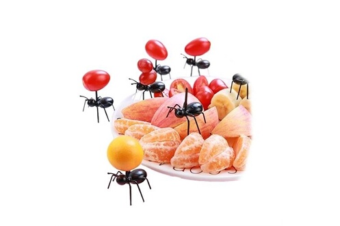 Accessoires cocktail-apéritif GENERIQUE Piques Apéro en forme de fourmis  (12 pièces)