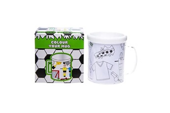 tasse et mugs generique mug double paroi avec papier tasse à colorier football !