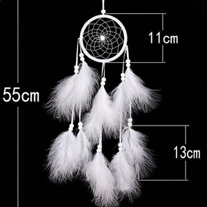 Delicate Dream Catcher Plume Tenture murale Décoration pour mur décor à la maison Ornement Delicate Dream Catcher Plume Tenture murale Décoration pour mur décor à la maison Ornement