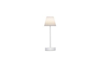 lampe de table new garden newgarden - lampe à poser intérieure extérieure lola slim 32 cm blanc
