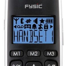 Alecto FX-6000 - Téléphone DECT senior avec grandes touches - 1 combiné - Noir