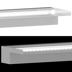 Cascade - Lame D'Eau 60 cm Inox Pour Bassin De Jardin - Le Poisson Qui Cascade - Lame D'Eau 60 cm Inox Pour Bassin De Jardin - Le Poisson Qui