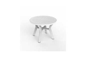 table de cuisine resol table jazmin ø1000 mm p. 17 - - blancpolypropylène 1000x1000x740mm