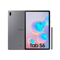 Galaxy Tab S6 - Tablette - Android 9.0 (Pie) - 128 Go - 10.5" Super AMOLED (2560 x 1600) - Logement microSD - 3G, 4G - LTE - gris montagne