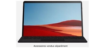 Microsoft Pc Hybride Pc 2 En 1 256Gb Noir