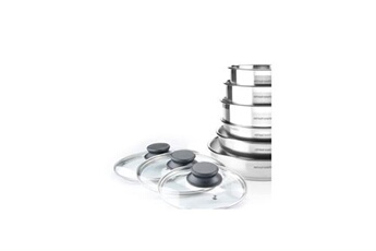 BATTERIE 10 PIECES EN INOX