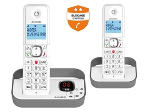 Téléphone Fixe Sans Fil ALCATEL F860 Voice Duo – Répondeur, Blocage d'Appels, 100 Contacts - vue 7