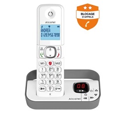 Téléphone Fixe Sans Fil ALCATEL F860 Voice – Répondeur, Blocage d'Appels, 100 Contacts - vue 7