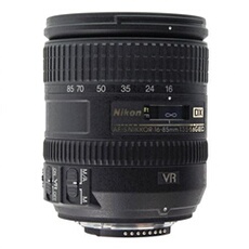 AF-S Nikkor 16-85mm 1:3.5-5.6G ED DX VR noir