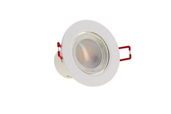 lampe de lecture xanlite spot encastrable led intégré - rgb - orientable - cons. 6,8w (eq. 40w) - 345 lumens - blanc chaud