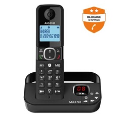 Téléphone Sans Fil Alcatel F860VOICENOIR – Répondeur, Blocage Appels, Mains Libres - vue 3