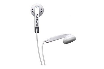 Pleomax PEP-700 - Ecouteurs - embout auriculaire - filaire - jack 3,5mm - blanc
