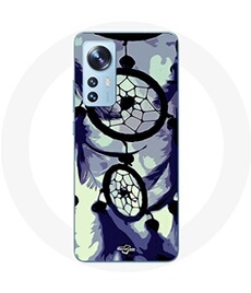 Coque pour Xiaomi Mi 12 / 12X Attrape Rêve violet gris et Noir