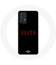 Coque pour Samsung Galaxy A13 4G / A13 4G Lite Elite Saison 5 Logo Rouge Fond Noir