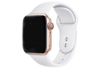 Accessoire pour téléphone mobile Phonecare Bracelet silicone souple pour apple watch seriess 3 - 42mm - blanc