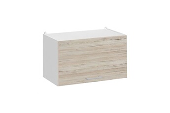 - meuble haut de cuisine eco noyer blanchi 1 porte relevable l 60 cm