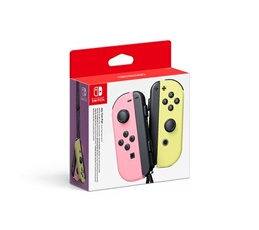 Paire de Manettes Joy-con Switch Rose pastel et Jaune pastel