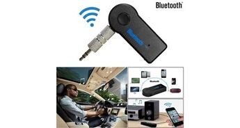 Bluetooth sans fil de 3. 5 mm audio stereo musique recepteur soutien illimite tablette plus compatible portable psp portable de voiture de bureau