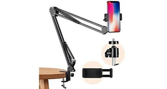 Support bras articulé - Pour téléphones et tablettes Support bras articulé - Pour téléphones et tablettes