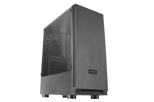 Boîtier PC Gaming ATX MCN2 Noir Fenêtre Latérale Complète Ventilateur 12cm