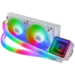 Watercooling MARS GAMING Réfrigération Liquide CPU ML-ULTRA240 Blanc TDP 500W Effet Miroir Watercooling MARS GAMING Réfrigération Liquide CPU ML-ULTRA240 Blanc TDP 500W Effet Miroir
