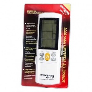 Télécommande Universelle Pour Climatisation – Superior Electronics SUPCU001 – Écran LCD, Minuterie, Rechargeable