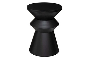 table d'appoint atmosphera table à café totem sohan - noir