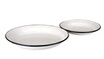 Assiette Creuse Mousse IBILI - 22 Cm En Acier émaillé Vitrifié - Design Artisanal, Idéale Pour Présentation Culinaire - Garantie 2 Ans