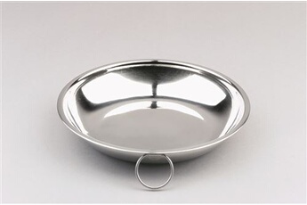 vaisselle ibili 714522 assiette haute inox avec anneau 0 22