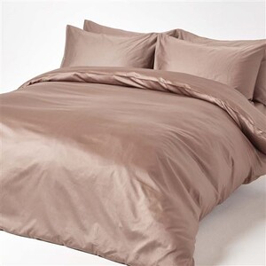 Parure Homescapes Parure de lit en coton égyptien Bio 400 fils Crème, 240 x 220 cm Parure Homescapes Parure de lit en coton égyptien Bio 400 fils Crème, 240 x 220 cm