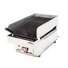 Grill à Gaz - - - Acier inoxydable2 brûleurs 335x590x308mm
