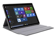THZ681GL 10.8" Dossier Noir, Gris étui pour tablette - Etuis pour tablette (Dossier, Microsoft, Surface (2017), Surface Pro 4, 27,4 cm (10.8"), 530