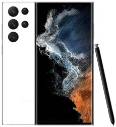 Galaxy S22 Ultra - 5G smartphone - double SIM - RAM 8 Go / Mémoire interne 128 Go - OLED display - 6.8" - 3088 x 1440 pixels - (120 Hz) - 4x caméras