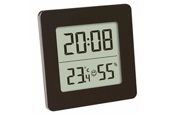 thermomètre / sonde tfa thermomètre et hygromètre digital avec horloge et alarme 30.5038.01