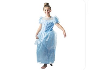 déguisement enfant partypro costume princesse bleue 7 - 9 ans