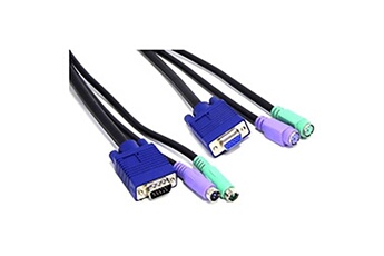 Câbles vidéo BeMatik Cable VGA 15m Clavier Souris ATX (M/H)